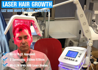 Terapia vertical do laser da luminosidade reduzida para a queda de cabelo, tratamento do laser para a calvície